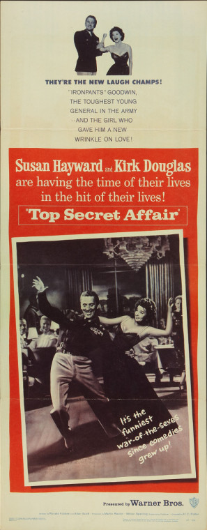 Top Secret Affair movie poster (1957) wood print