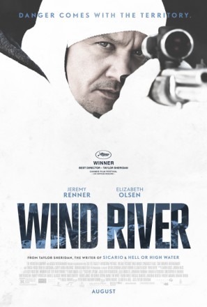 Wind River movie poster (2017) wooden framed poster