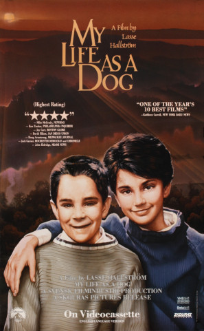 Mitt liv som hund movie poster (1985) mug