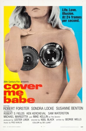 Cover Me Babe movie poster (1970) pillow
