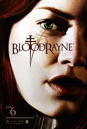 Bloodrayne movie poster (2005) wood print