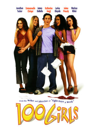 100 Girls movie poster (2000) wooden framed poster