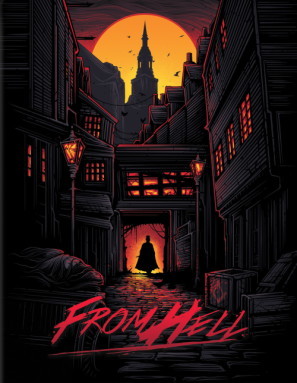 From Hell movie poster (2001) wooden framed poster
