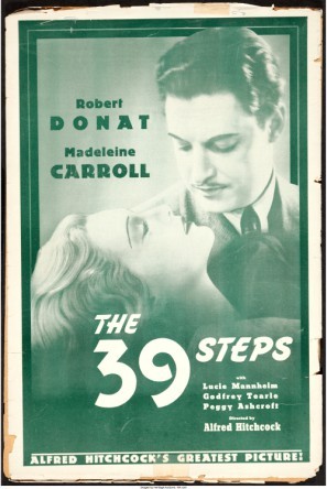 The 39 Steps movie poster (1935) t-shirt