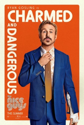 The Nice Guys movie poster (2016) pillow