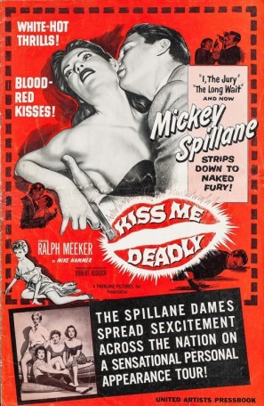 Kiss Me Deadly movie poster (1955) sweatshirt