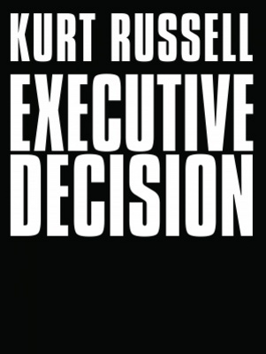 Executive Decision movie poster (1996) canvas poster