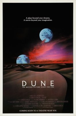 Dune movie poster (1984) wooden framed poster