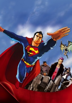 Superman vs. The Elite movie poster (2012) wooden framed poster