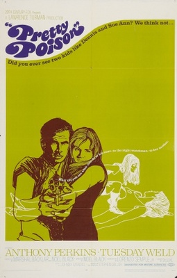 Pretty Poison movie poster (1968) metal framed poster