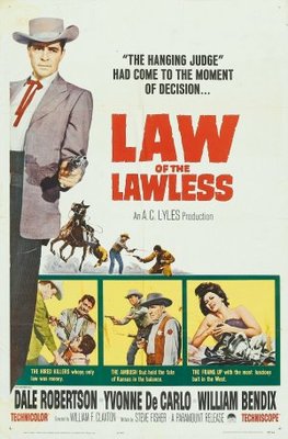 Law of the Lawless movie poster (1964) poster with hanger