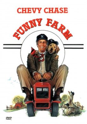 Funny Farm movie poster (1988) metal framed poster