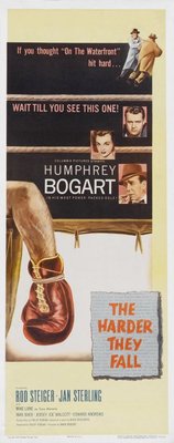 The Harder They Fall movie poster (1956) canvas poster