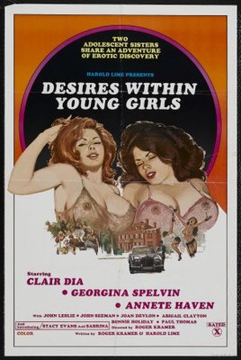 Desires Within Young Girls movie poster (1977) Stickers MOV_c0569151