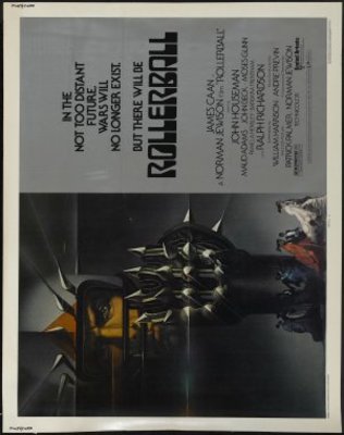 Rollerball movie poster (1975) poster with hanger