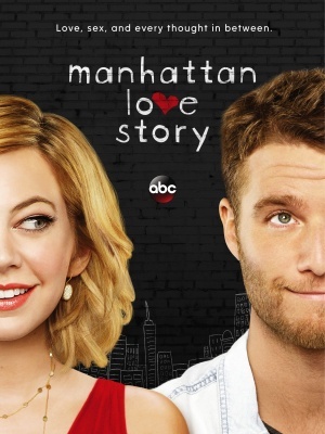 Manhattan Love Story movie poster (2014) poster with hanger
