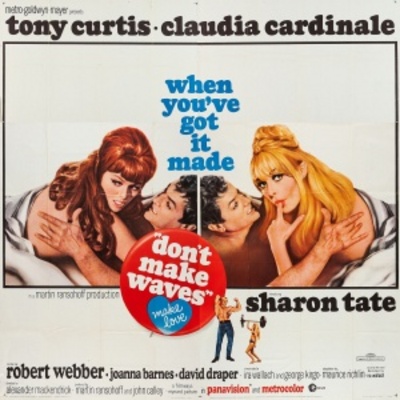 Don't Make Waves movie poster (1967) metal framed poster