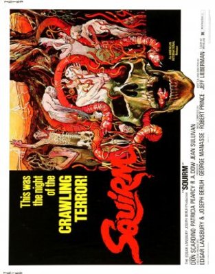 Squirm movie poster (1976) wooden framed poster