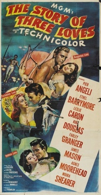 The Story of Three Loves movie poster (1953) poster with hanger