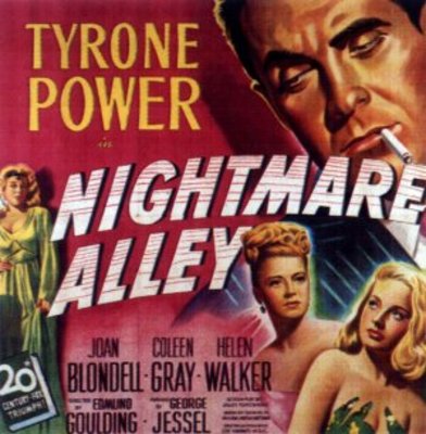 Nightmare Alley movie poster (1947) canvas poster