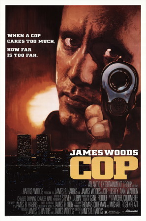 Cop movie poster (1988) canvas poster