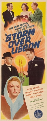 Storm Over Lisbon movie poster (1944) metal framed poster