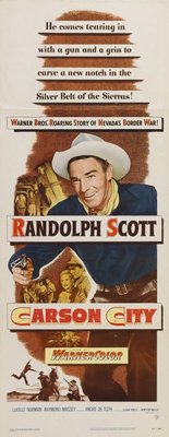Carson City movie poster (1952) tote bag