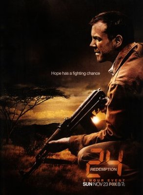 24: Redemption movie poster (2008) wood print