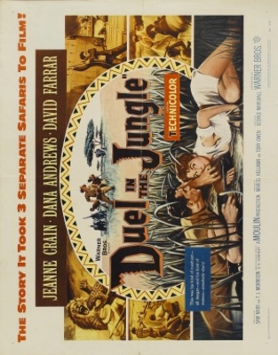 Duel in the Jungle movie poster (1954) Longsleeve T-shirt