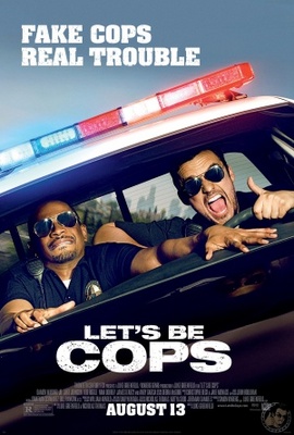 Let's Be Cops movie poster (2014) wooden framed poster