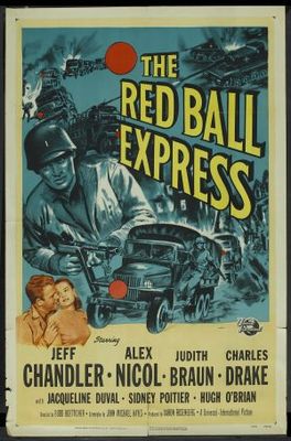 Red Ball Express movie poster (1952) canvas poster