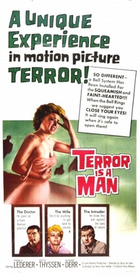 Terror Is a Man movie poster (1959) wooden framed poster