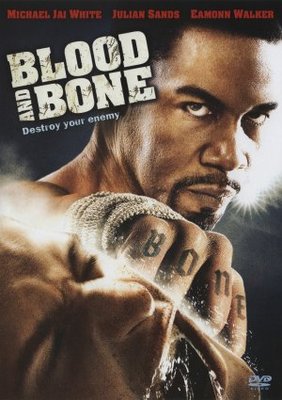 Blood and Bone movie poster (2009) wood print