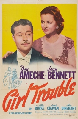 Girl Trouble movie poster (1942) sweatshirt