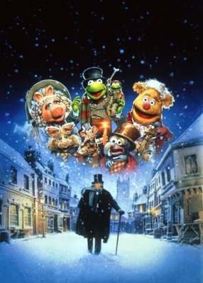 The Muppet Christmas Carol movie poster (1992) metal framed poster