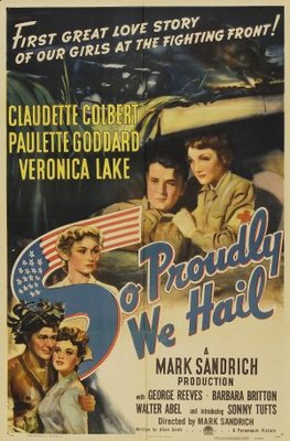 So Proudly We Hail! movie poster (1943) pillow