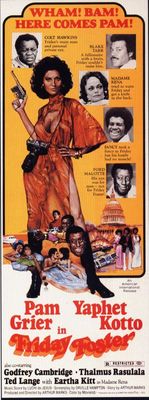 Friday Foster movie poster (1975) metal framed poster