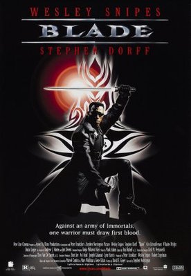 Blade movie poster (1998) Stickers MOV_c1acf92a