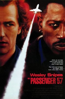 Passenger 57 movie poster (1992) canvas poster