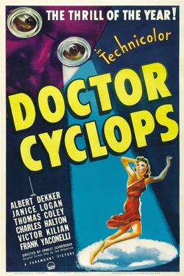 Dr. Cyclops movie poster (1940) wood print