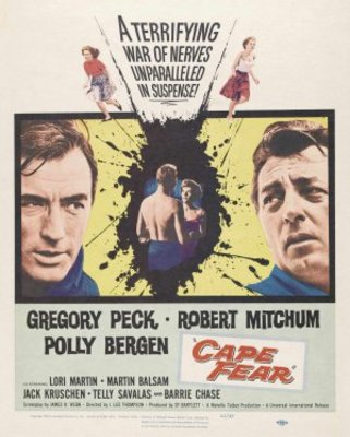 Cape Fear movie poster (1962) poster with hanger