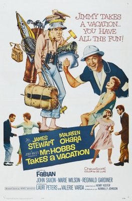 Mr. Hobbs Takes a Vacation movie poster (1962) pillow