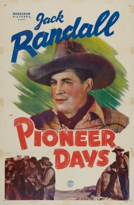 Pioneer Days movie poster (1940) metal framed poster