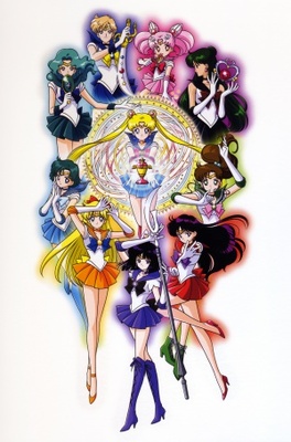 Sailor Moon movie poster (1995) wooden framed poster