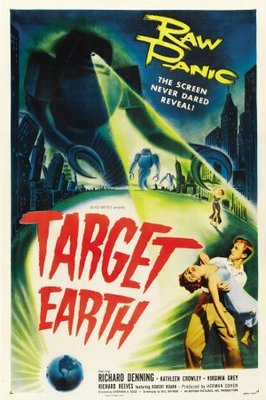 Target Earth movie poster (1954) Longsleeve T-shirt