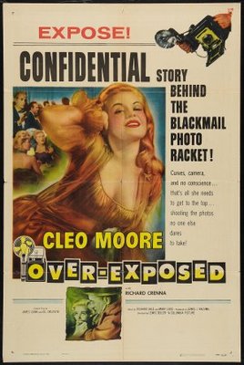 Over-Exposed movie poster (1956) wood print