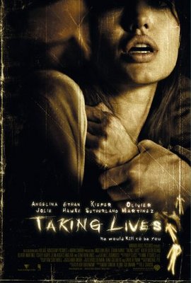 Taking Lives movie poster (2004) wooden framed poster