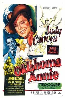 Oklahoma Annie movie poster (1952) wooden framed poster