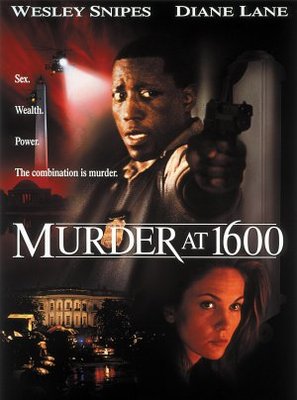 Murder At 1600 movie poster (1997) wooden framed poster