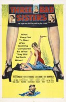Three Bad Sisters movie poster (1956) t-shirt #646872